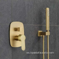 Diseño europeo Gold Cooper Ducha de ducha de latón